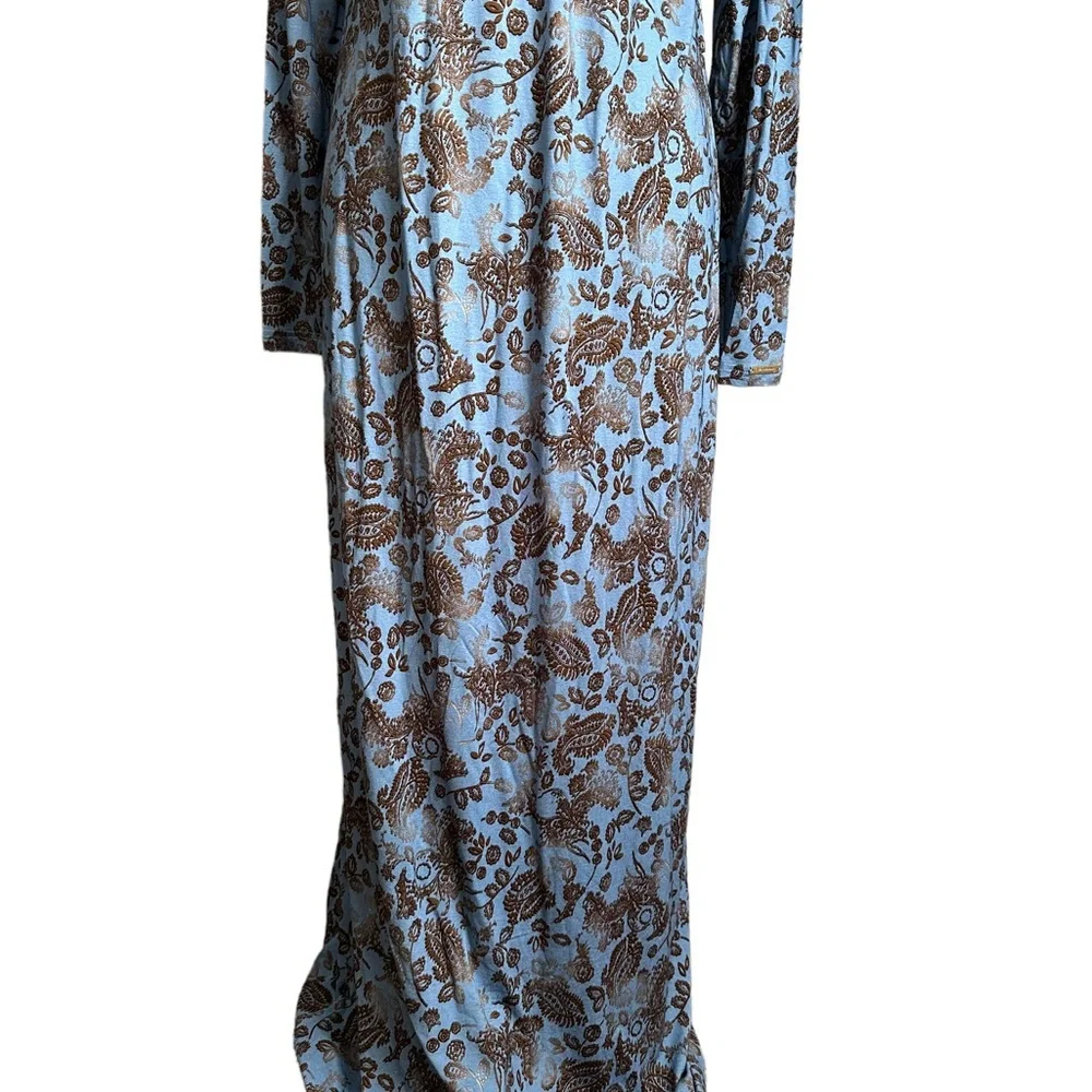 Furstenberg Floral Long Sleeve Spa Lady Nightdress Size S/M